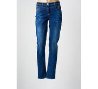 Cecil B378663 Jean Coupe décontractée, Bleu foncé délavé, 32W / 32L Femmes