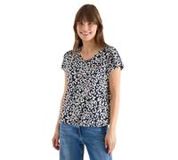 Cecil Leo T-Shirt avec détails en Dentelle Urbain Bleu foncé XS