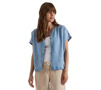 Cecil Lyocell Chemisier Aspect Blouson Bleu Clair délavé M