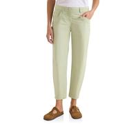 Cecil Pantalon Barrel Leg de qualité Papertouch Raw Matcha Lime 27