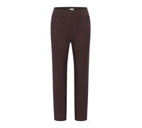 Cecil Femme Pantalon Mid Waist Slim Leg en coupe loose in Marron, Gr: XXL