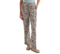 Cecil Pantalon Coupe Droite avec imprimé zèbre Marron Cacao S