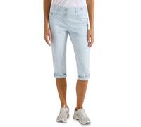 3/4 Mid Waist Slim Leg pantalon avec turn