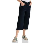 Cecil Pantalon évasé Effet délavé Universel Bleu 36
