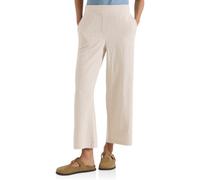 Cecil Pantalon Large en Seersucker de qualité Grain Beige 2X