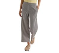 Cecil Pantalon Large en Seersucker Marron Cacao XS