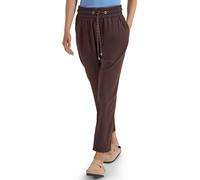 Cecil Pantalon mi-Taille Slim Coupe Ample Marron Cacao XS