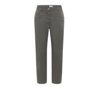 Cecil Femme 7/8 Pantalon Mid Waist Slim Leg en Casual Fit in Vert, Gr: 27