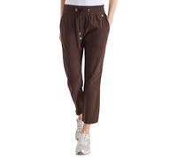 Cecil Pantalon Slim Marron Cacao M