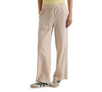 Cecil Pantalon Taille Haute, Jambes Larges, Coupe Ample, Beige, Taille XS