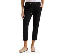 Cecil Pantalon Taille mi-Longue Slim Coupe décontractée Noir 2X
