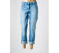 Cecil B379407 Jean avec détails Turn-Up, Bleu Clair délavé, 26W / 28L Femmes