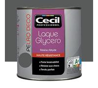 Cecil Peinture laque PELAQ DECO Brillant Gris ardoise 0,5 L