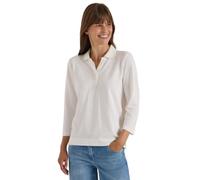 Cecil Polo à Manches 3/4 avec boutonnière Blanc Vanille Taille S