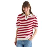 Cecil Polo rayé en Maille Glazed Apple Red S