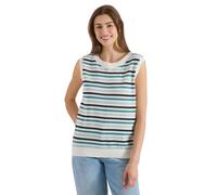 Cecil Pull à col Rond et Rayures Crystal Mint XXL