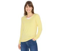Cecil Pull Basique Jaune chiné S