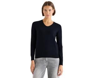 Cecil Pull Confortable 3015598 pour Femme, Bleu foncé, Taille S