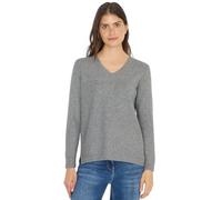 Cecil Pull Douillet à col en V Sporty Grey Melange M