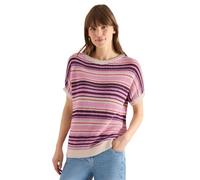 Cecil Pull en Tricot rayé Sweet Grape Red M
