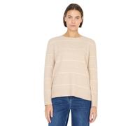 Cecil Pull structuré rayé Desert Beige mélangé M