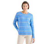Cecil Pull structuré rayé Fountain Blue Melange M