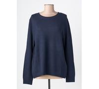 Cecil Pull Doux de Couleur Unie Universelle Bleu XS
