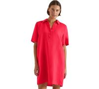 Cecil Robe en Lin de Couleur Unie Fresh Red XXL