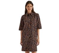 Cecil Robe Longueur Genou en Velours côtelé avec Motif Lion Creamy Moka L