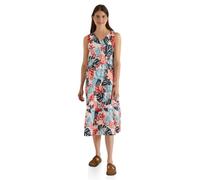 Robe midi imprimée à col V