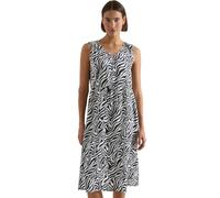Cecil Robe midi avec col en V et imprimé zèbre Palm Breeze Vert XL