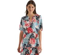 Cecil Robe midi avec col Fendu et imprimé albâtre Clair, Blanc, Taille S