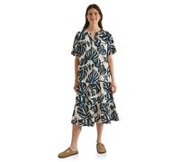 Cecil Robe midi avec col Fendu et imprimé Palm Breeze Vert Taille L