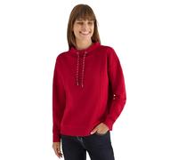 Cecil Sweat-Shirt à col Montant pour Femme, Beaujolais Red, XS
