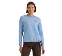 Cecil Sweat-Shirt à col Rond et Cordon de Serrage Easy Blue S