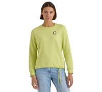 Cecil Sweat-Shirt à col Rond et Cordon de Serrage, Vert Citrine, Taille XL