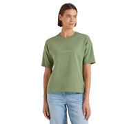 Cecil Sweat-Shirt à Manches Courtes avec Broderie Vert Matcha Profond, Taille L