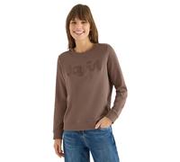 Cecil Sweat-Shirt brodé Urban Taupe XXL