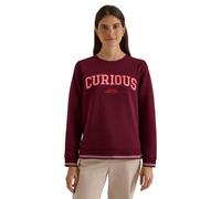Cecil Sweat-Shirt pour Femme 3018170 avec col Rond et Broderie, Bordeaux, XXL