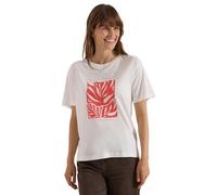 Cecil T-Shirt à col Rond et imprimé sur Le Devant Vanilla White S