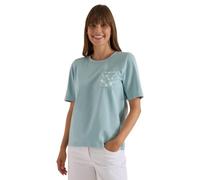 Cecil T-Shirt à col Rond et Poche Poitrine Crystal Mint XS