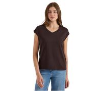 Cecil T-Shirt à épaules dénudées avec col en V Marron Cacao S