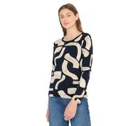 Cecil T-Shirt à Motifs Universel Bleu M