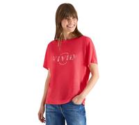 Cecil 3227875 T-Shirt Aspect Lin avec imprimé Femme (Lot de 1)