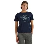 Cecil T-Shirt avec col Bateau et Illustration Universelle - Bleu - Taille L