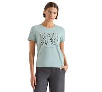 Cecil T-Shirt avec col Rond et imprimé sur Le Devant, Menthe cristalline, Taille XXL
