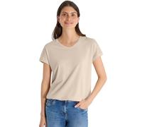 Cecil T-Shirt avec détails en Dentelle Pearl Beige M