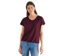 Cecil T-Shirt avec détails en Dentelle Sweet Grape Red XXL