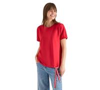 Cecil T-Shirt avec Fronces Glazed Apple Red S