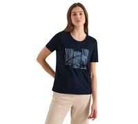 Cecil T-Shirt avec Illustration Universelle Bleu M
